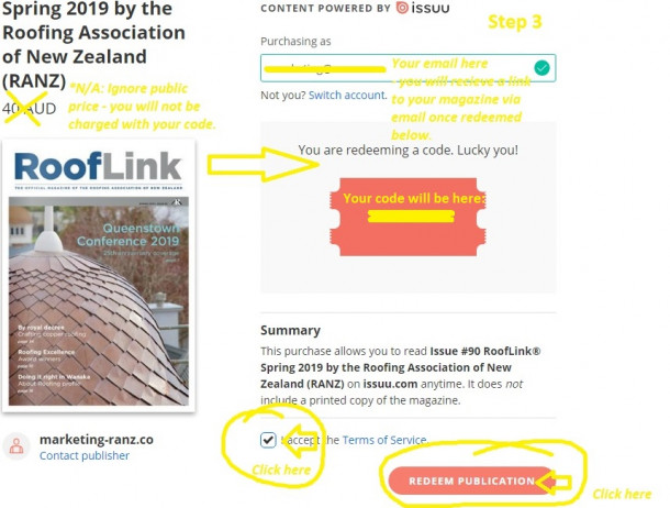 Rooflink redeem code 3